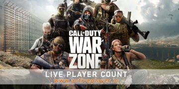 call of duty warzone live player count