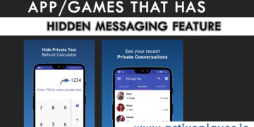 Apps that has hidden messaging feature