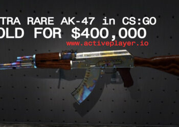 ultra rare ak-47 in cs go sold for 400k us dollar