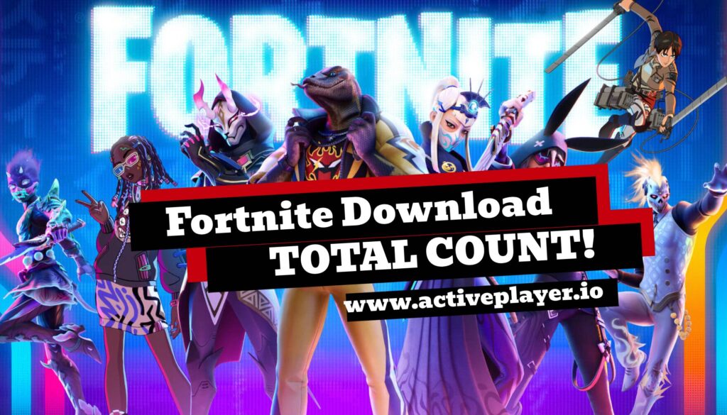 How many Downloads Doe Fortnite Has
