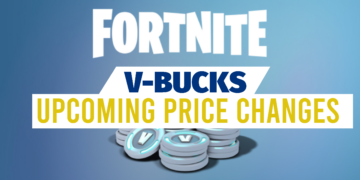 Fortnite V-Bucks upcoming price changes