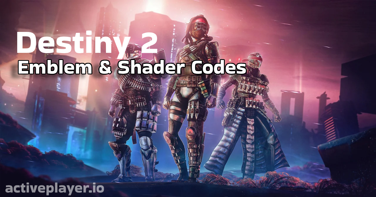 [GET] Destiny 2 Emblem Codes Bungie Codes (July 2024)