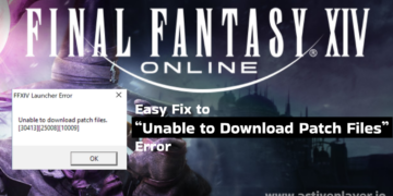 Easy Fix to “Unable to Download Patch Files” Error in Final Fantasy XIV