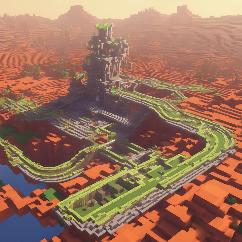 Futturistic Minecraft Building Ideas Racetrack