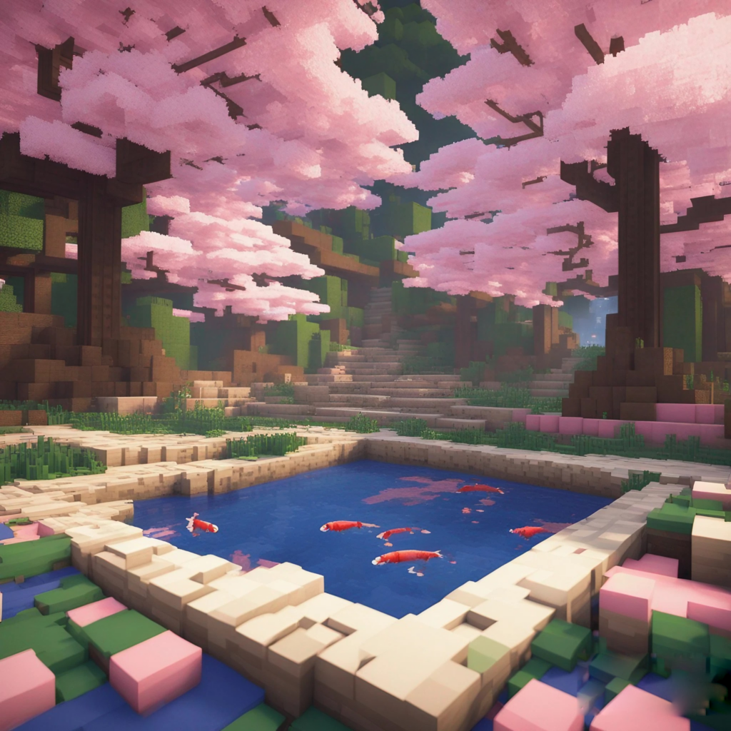 Futturistic Minecraft Building Ideas Zen Garden