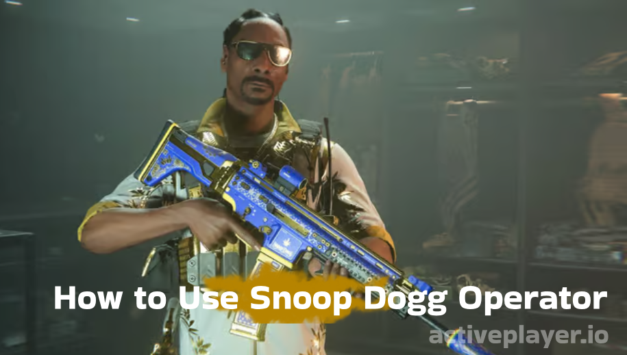 How to use Snoop Dogg Operator in CoD