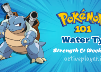 Water type Pokémon Strength and Weakness