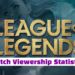Leageu of Legends Twitch Viewership Statistics