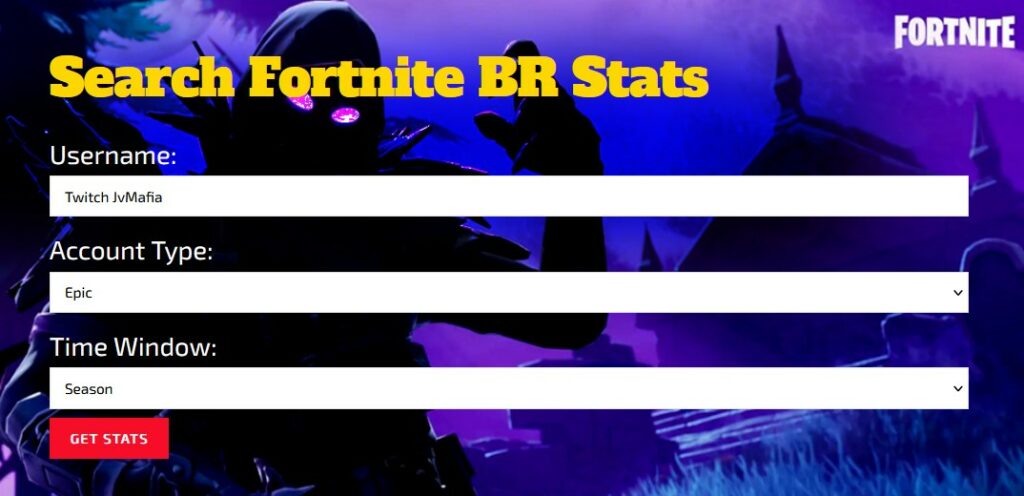 Fortnite Battle Royale Stats Tracker