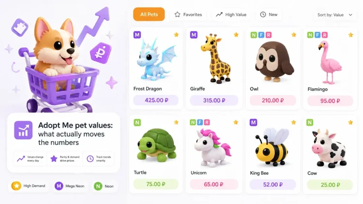 Adopt me pet Values