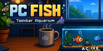 PC FISH: Taskbar Aquarium featured game artwork