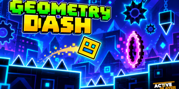 Geometry Dash mobile game artwork